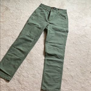 High Waisted Dungaree Jeans